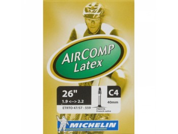 Chambre à air MICHELIN AIRCOMP LATEX C4 26x1.9/2.2 Presta 40mm